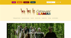 Desktop Screenshot of llamatrekking.co.uk
